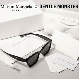 ジェントルモンスター マルジェラ サングラス ユニセックス Gentle Monster Maison Margiela MM110-01 ブラック ブラック メゾンマルジェラ ブランド おしゃれ 韓国 UVカット ブルーライトカット