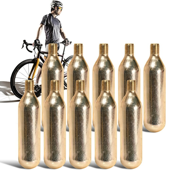 楽天市場】自転車用 CO2 カートリッジ ガスボンベ 10本セット 自転車 