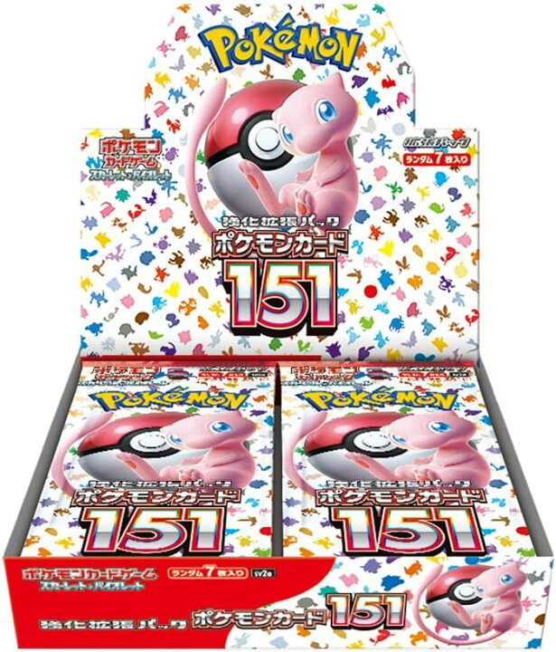 楽天市場】【新品シュリンク付き】 ポケカ151 ポケモンカード 151 BOX  