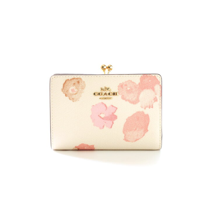 楽天市場】コーチ 財布 花柄 coach CR794 二つ折り がま口財布  