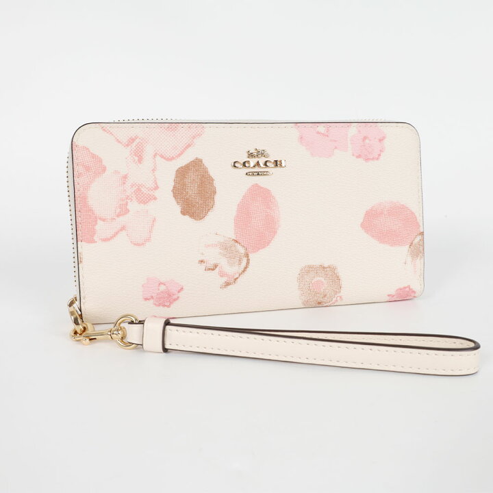 楽天市場】コーチ 長財布 花柄 COACH CR625 IMCAH ラウンドファスナー  