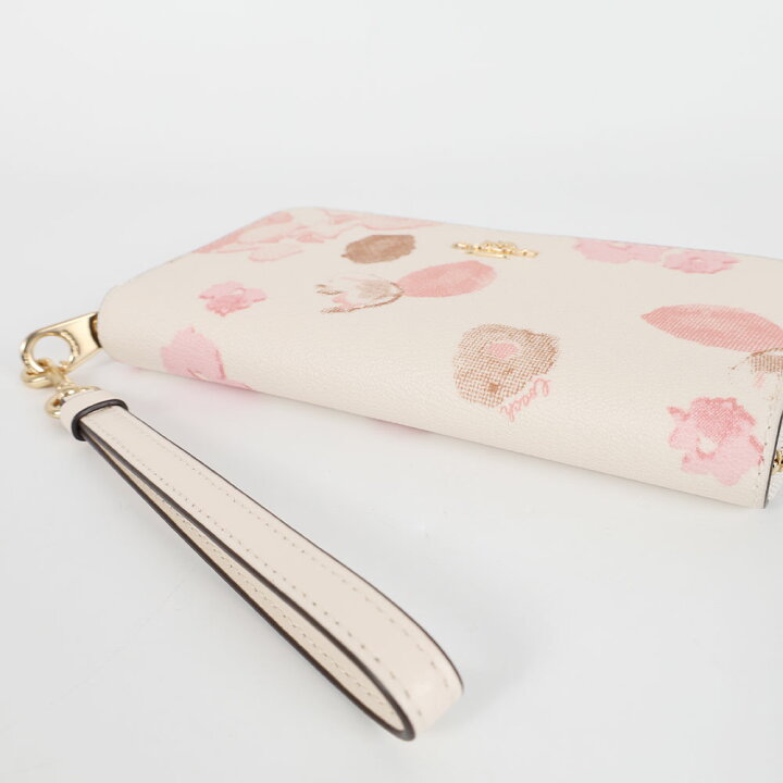 楽天市場】コーチ 長財布 花柄 COACH CR625 IMCAH ラウンドファスナー  
