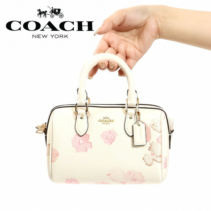 楽天市場】COACH CR649 IMCAH ミニ ローアン クロスボディ フローラル  
