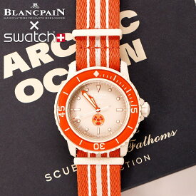 スウォッチ ブランパン 正規品 ARCTIC OCEAN 北極海 箱付き Blancpain × Swatch Bioceramic Scuba Fifty Fathoms モデル 腕時計 SWATCH コラボ 限定 レビュー特典あり2