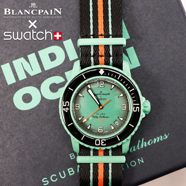 楽天市場】スウォッチ ブランパン 正規品 Ocean(インド洋) 箱付き 