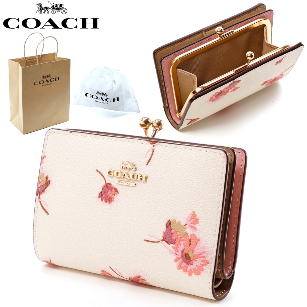 コーチ(COACH) 花柄 アウトレット レディース二つ折り財布 | 通販 