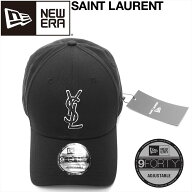 ニューエラ イヴサンローラン 帽子 キャップ コラボ コラボキャップ NEW ERA YSL MONOGRAM CAP Saint Lau…