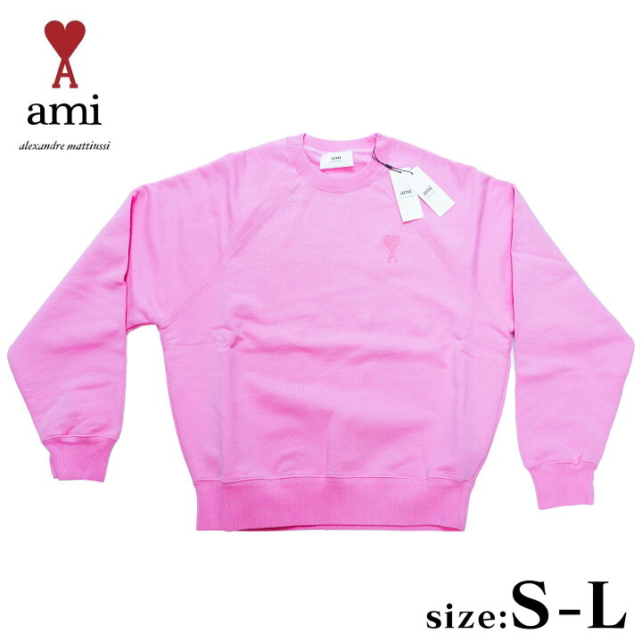 楽天市場】アミパリス ami Paris トレーナー ピンク レディース 長袖 