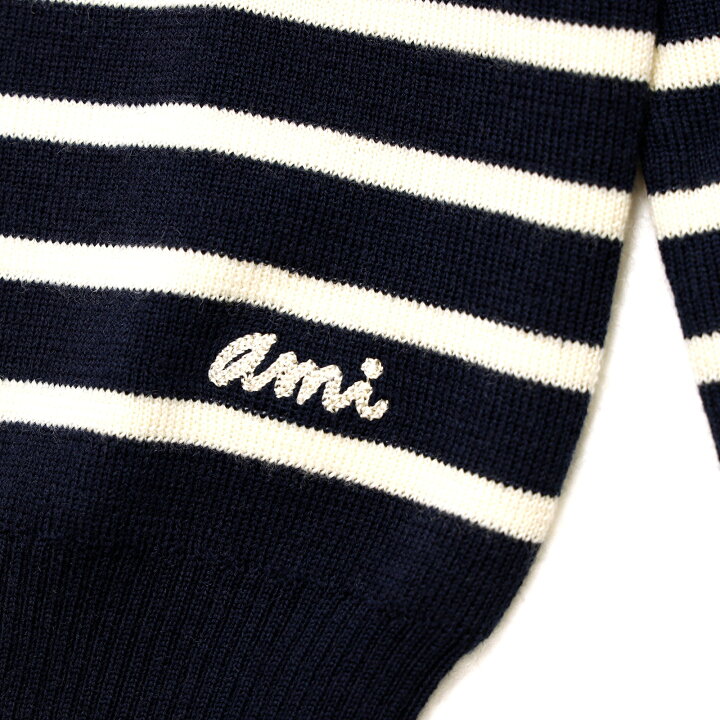 楽天市場】アミパリス ami Paris カーディガン 羽織 ボーダー 長袖 