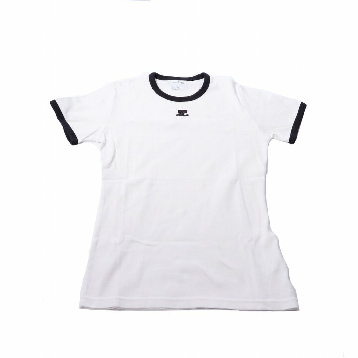 楽天市場】COURREGES クレージュ コントラストスリム Tシャツ Sサイズ  