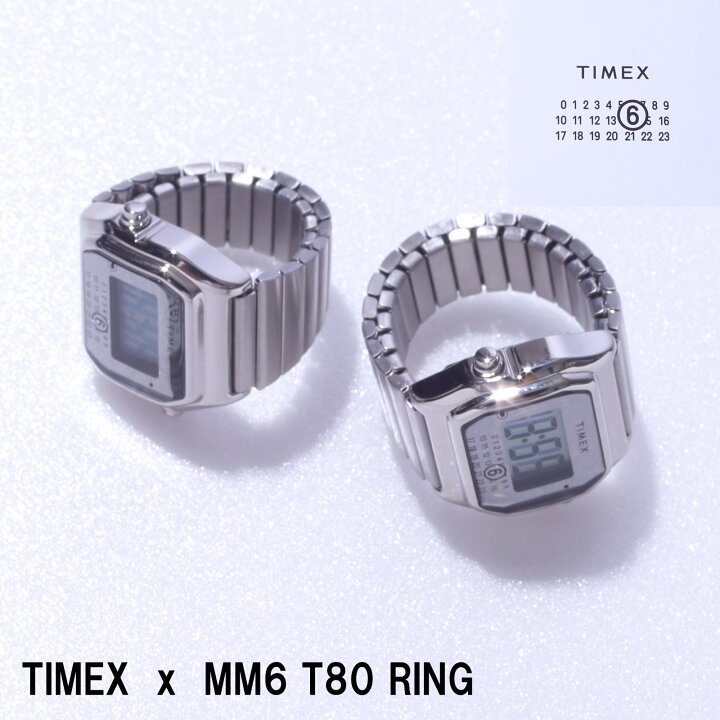 楽天市場】【残り1点】 Timex × MM6 T80 リングウォッチ 指輪 S M  