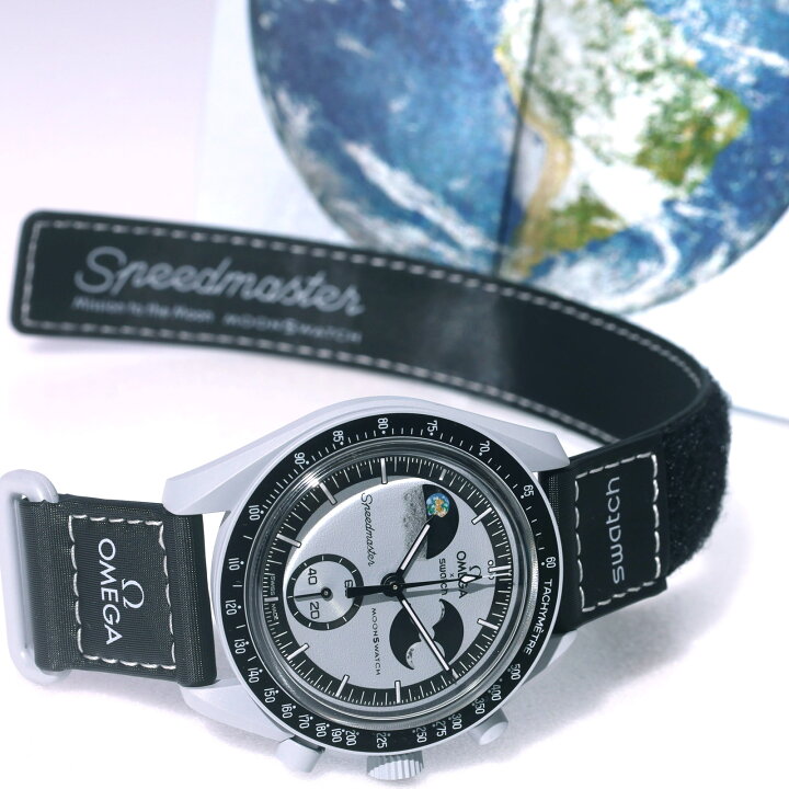 楽天市場】SWATCH OMEGA MOONSWATCH MISSION TO EARTH PHASE 