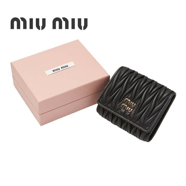 楽天市場】【新品 残り2点】 MIU MIU ミュウミュウ マテラッセレザー  