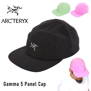 y221:59܂œXőP20{Iz ARCTERYX A[NeNX Lbv Gamma 5 Panel Cap Black / Arctic Silk Size: S-M Xq Y fB[X
