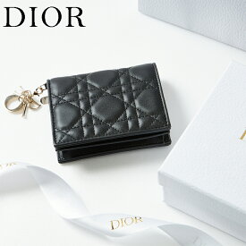 Dior Lady Dior Gardenia ウォレット ミニ ブラック ディオール 財布 ミニ財布