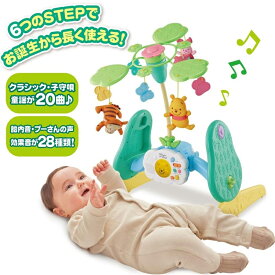 くまのプーさん6wayジムにへんしんメリー タカラトミー 赤ちゃん おもちゃ グッズ ぷーさん プーさん プレゼント ギフト