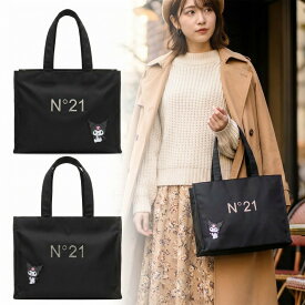 N°21 ヌメロ ヴェントゥーノ KUROMI クロミ BOX TOTE BAG ボックス トート バッグ ショッパー