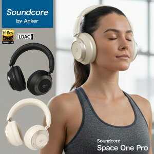 �y18�����ۏ� ���[�݌Ɂz Anker Soundcore Space One Pro �w�b�h�z�� �~�b�h�i�C�g�u���b�N �V�����p���S�[���h A3062N11 A3062N21 �A���J�[ �T�E���h�R�A