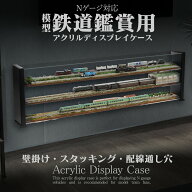 【※仕上げ前まで完成済商品※】 Nゲージ コレクションケース ジオラマ ケース nゲージ 鉄道模型 ディス…