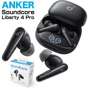 Anker Soundcore Liberty 4 Pro A3954ZF1 �O���b�V�[�u���b�N ���C�����X�C���z�� ���S���C�����X Bluetooth 5.3 �m�C�Y�L�����Z�����O LDAC �n�C���] 3D�I�[�f�B�I �}���`�|�C���g ���C�����X�[�d IPX5 �h�� 6