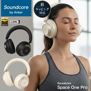 �y18�����ۏ؁z Anker Soundcore Space One Pro �w�b�h�z�� �~�b�h�i�C�g�u���b�N �V�����p���S�[���h A3062N11 A3062N21 �A���J�[ �T�E���h�R�A �m�C�Y�L�����Z�����O �O����荞�� 60���ԍĐ� �A�v���A�g