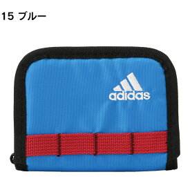 adidas アディダス 二つ折り財布 キッズ ラウンドファスナー小銭入れ ウォレットコード付き 1-63473 子供 男の子 女の子 男子 女子 あす楽対応