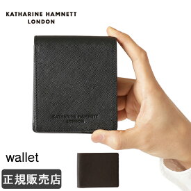 キャサリンハムネット 財布 二つ折り財布 KATHARINE HAMNETT 490-50502 本革 レザー メンズ ブランド