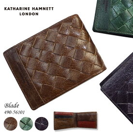 キャサリンハムネット 二つ折り財布 小銭入れ KATHARINE HAMNETT 490-56101 メンズ ブランド