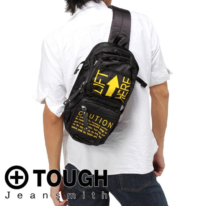 楽天市場】TOUGH タフ LIFTHERE ボディバッグ 57742 メンズ ブラック 