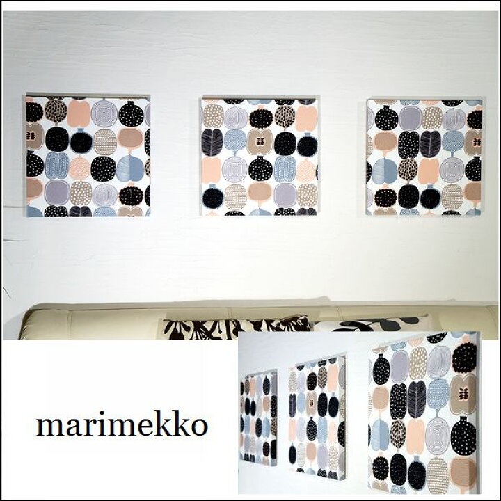 楽天市場】ファブリックパネル 北欧 玄関 marimekko KOMPOTTI 40×40cm 