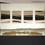 ファブリックパネル 北欧 WAVE MODERN 40×30cm 4枚セット 茶系 ウェーブ 幾何学 シンプル インテリア お…