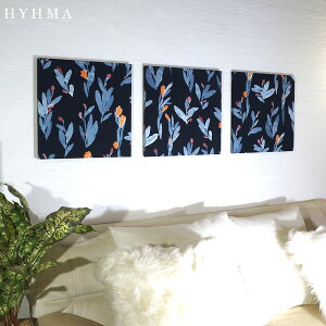 �t�@�u���b�N�p�l�� marimekko PIENI HYHMA 40×40cm 3���Z�b�g ��T�C�Y �q���t�} �k�� �t�@�u���b�N�p�l�� �������@�_�[�N�u���[