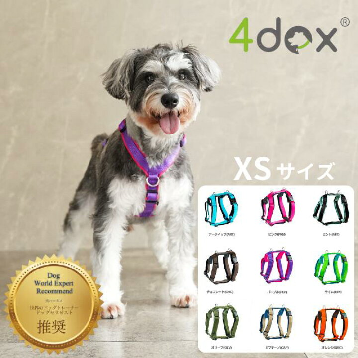 楽天市場】犬用ハーネス 小型犬【4dox コンフォートプラスハーネス XS 