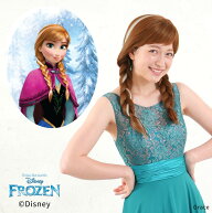 【Disney】アナと雪の女王（ アナ / Anna ）/ ウィッグ アナ雪 コスプレ 大人 キャラクター ディズニーキ…