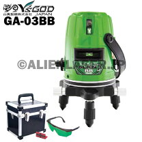 楽天市場】山真製鋸 グリーンレーザー墨出し器 ga-04bb エイリアンの通販