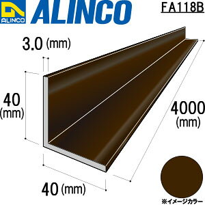 ALINCO/�A���C���R�@�A���~���ӃA���O���@40X40X3�D0�@�u�����Y�@4m�@�i�ԁFFA118B