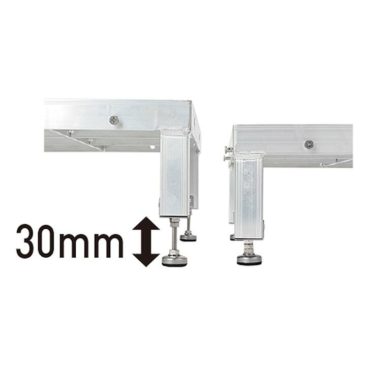 楽天市場】【廃番品】作業台 1段 アルミエキスパンド作業台 連結