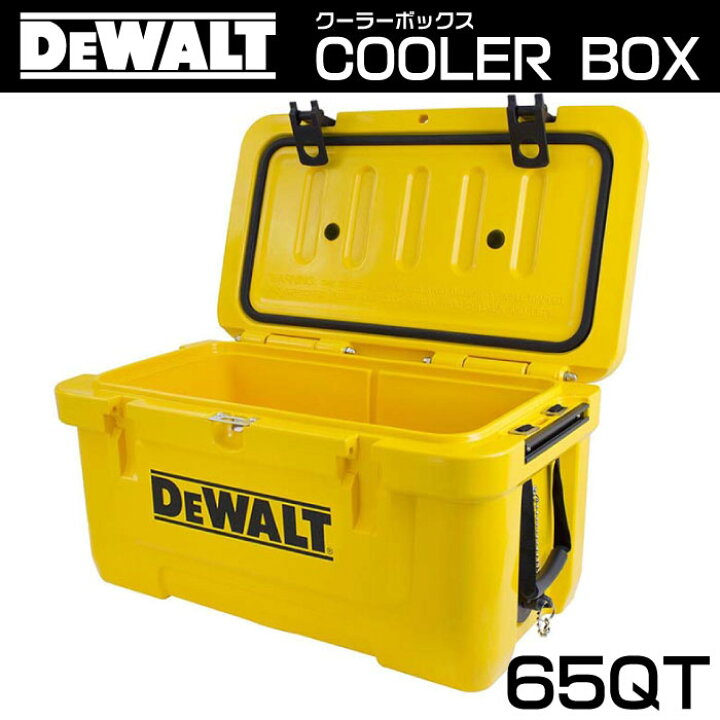 楽天市場】【送料無料】DEWALT デウォルト クーラーボックス 65QT 高  