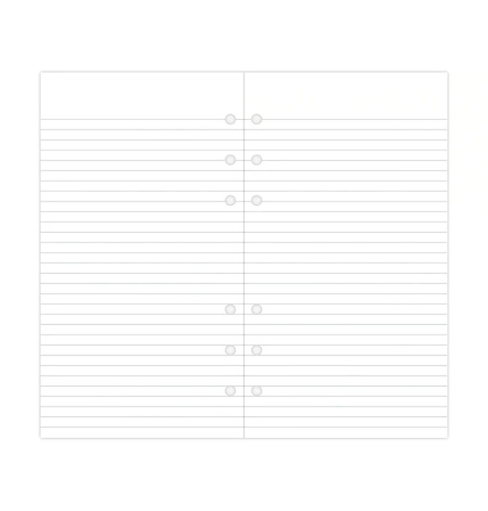 楽天市場 ファイロファックス システム手帳 リフィル バイブルサイズ 横罫 ホワイト ノートパッド Filofax 6穴 Aline