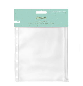 t@Ct@bNX lߑւ\m[gubN tB A5TCY  Wbv Gx[v Filofax Notebook Zip Opening Envelope 132971
