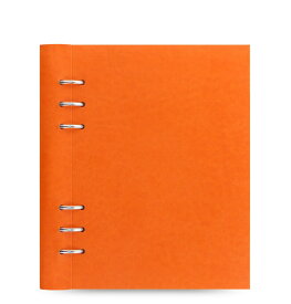 ファイロファックス システム手帳 A5サイズ クリップブック クラシック 6穴 リング径25mm メンズ レディース 合皮素材 デスクサイズ Filofax Clipbook フリーダイアリー付き