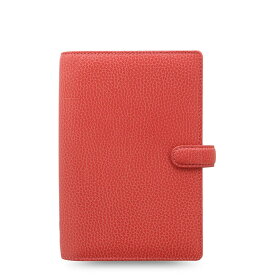 ファイロファックス システム手帳 バイブルサイズ フィンスバリー Finsbury Filofax 6穴 リング径23m 独自ソフトランブラーレザー 2トーンカラー仕上げ 2024年ダイアリー付き メンズ レディース 聖書サイズ 牛革 本革 ベルトボタン留め式