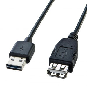 �T�����T�v���C ���ʑ}����USB�����P�[�u�� A-A���X 1m �u���b�N KU-REN1