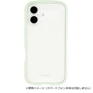 Chrome-CLEAR iPhone17��p�w�ʌ^�P�[�X Pistachio/�s�X�^�`�I iP25-61-CHC09