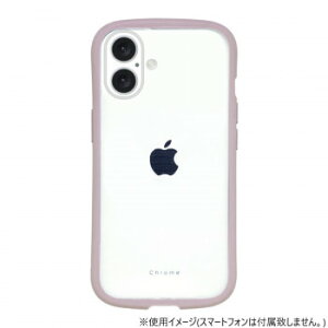 iPhone16��p�w�ʌ^�P�[�X Chrome-CLEAR Cocoa iP24-61-CHC10