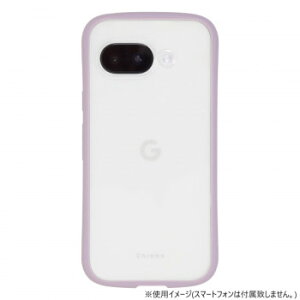 GooglePixel9a��p�w�ʌ^�P�[�X Chrome-CLEAR Cocoa GP9a-CHC10