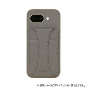 GooglePixel9a��p�w�ʌ^�P�[�X NICOLA Charcoal GP9a-NIC02