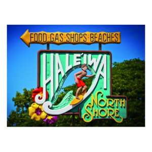 �K���X�A�[�g�s�N�`���[ HALEIWA TOWN SIGN DE010269