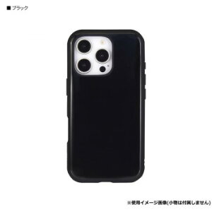 IIIIfit iPhone16 Pro �Ή� �P�[�X BK.�u���b�N IFT-172BK