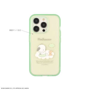 �T�����I IIIIfit Clear iPhone15 Pro�Ή��P�[�X �|�`���b�R SANG-356PC